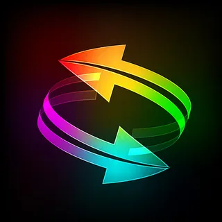 彩色箭头背景图片