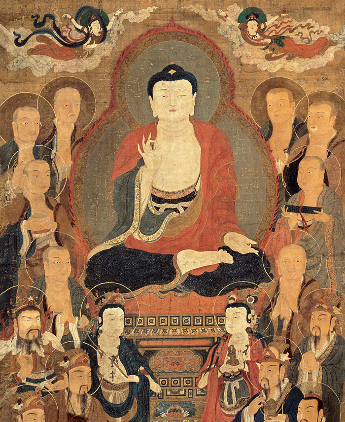 佛像壁画 古画图片