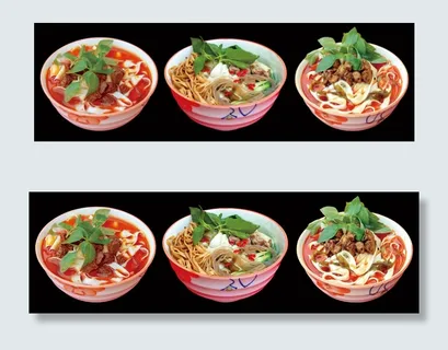 河南特色小吃烩面PSD素材