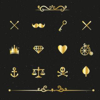 矢量金色素材图片