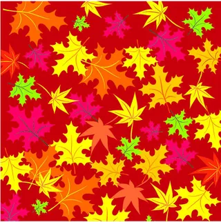 枫叶矢量移门素材