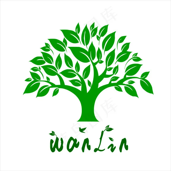 矢量树cdr矢量模版下载