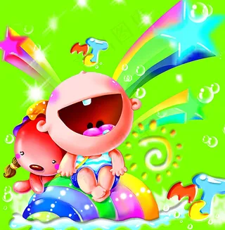 节日庆典儿童节卡通素材图片