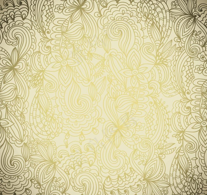 欧式花纹背景图片