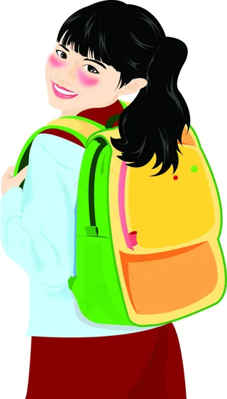 背书包