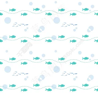 卡通小鱼背景素材