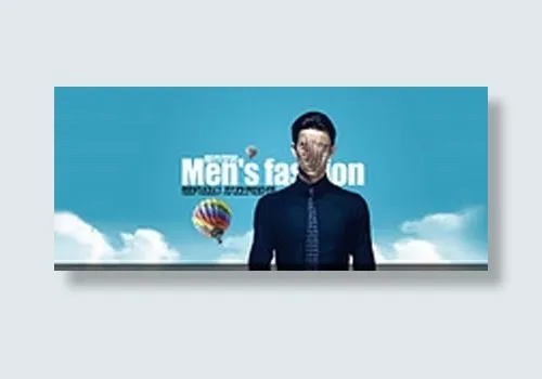 淘宝男装海报psd素材psd模版下载