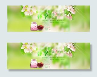 春季养生场活动海报