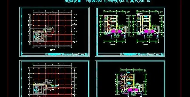 一层医院急救综合楼电气平面图