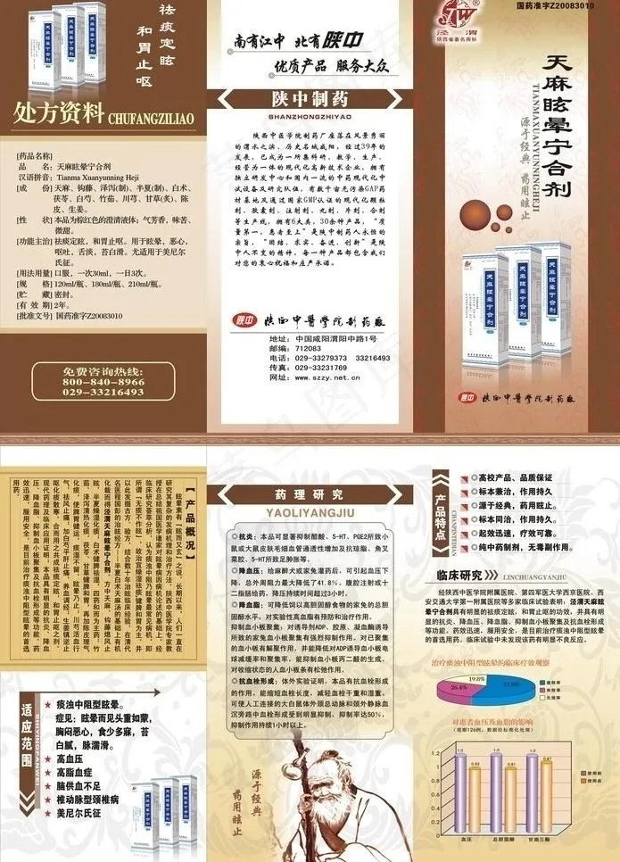 天麻眩晕宁合剂图片cdr矢量模版下载