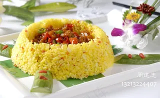 金米牛肉粒图片