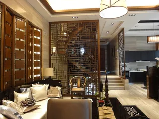 中式风格客厅效果图