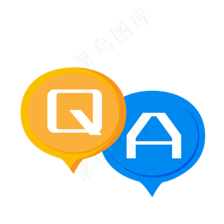 问答社交媒体,免抠元素