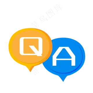 问答社交媒体,免抠元素