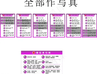 楼层指示牌图片