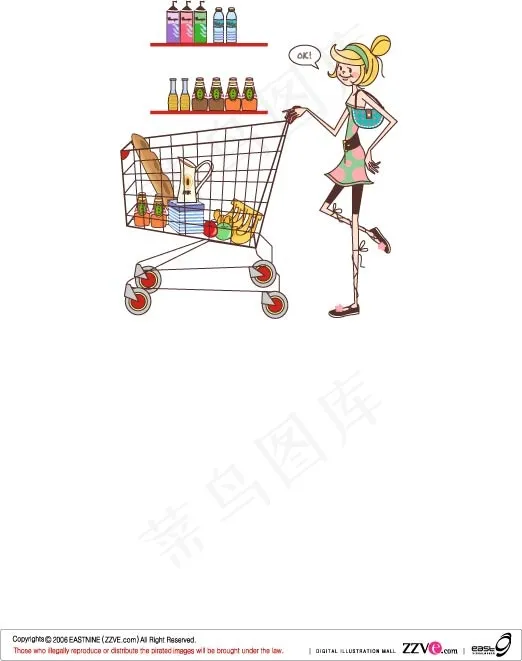 女性生活矢量7ai矢量模版下载