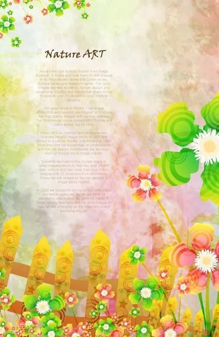 卡通春天插画图片ai矢量模版下载