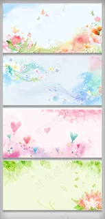 小清新春季上新春天原创PSD分层展...