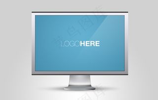 电脑显示器台式电脑PSD分层文件