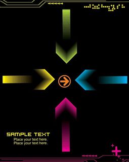 蓝色箭头背景图片