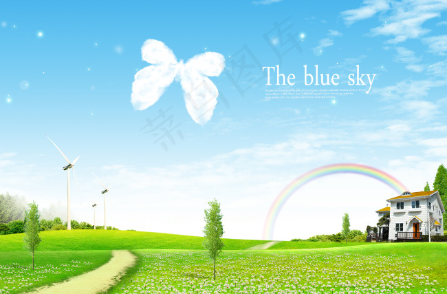 天空树草花