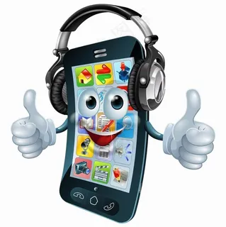 听音乐的手机图片