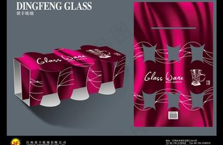 玻璃杯子包装图片