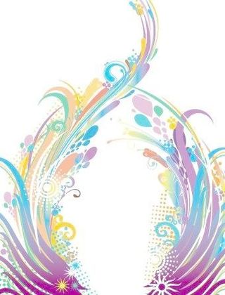 3款唯美潮流装饰花纹矢量图