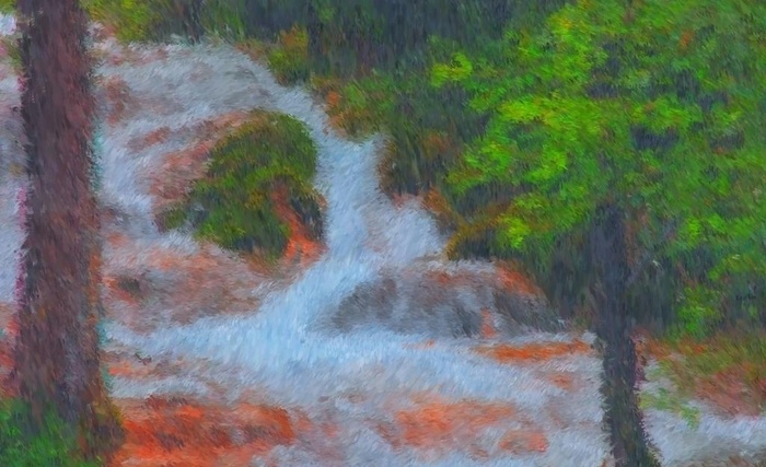 风景油画图片