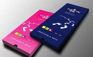 袜子包装（展开图）图片