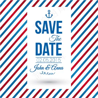 斜条纹婚礼背景矢量素材