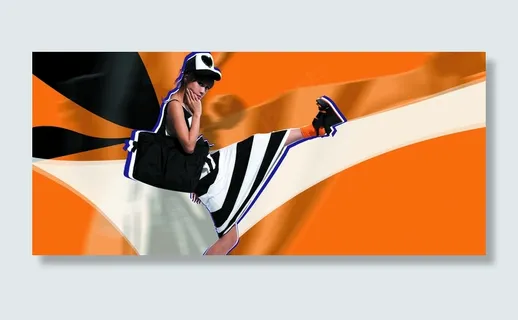 服装人物创意图片