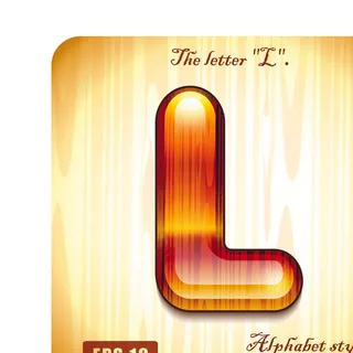 木字字母矢量图12