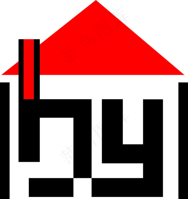 HG家装标志(210X297)cdr矢量模版下载