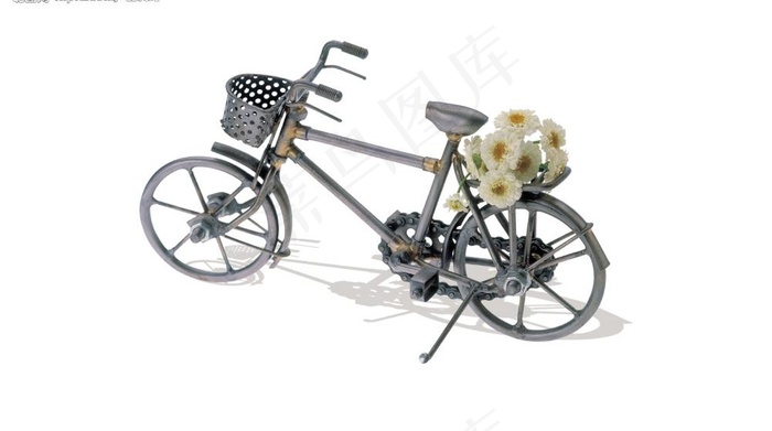 扣好的玩具自行车图片