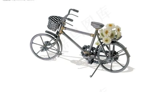 扣好的玩具自行车图片