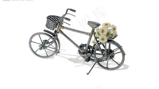 扣好的玩具自行车图片