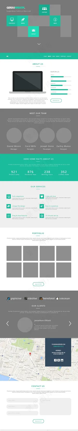 gerdukreatip网页模板