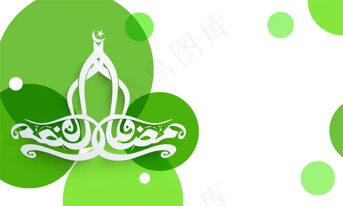 绿色背景矢量图