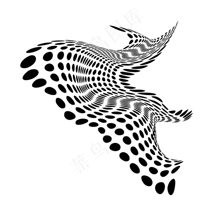 虚线波形设计eps,ai矢量模版下载