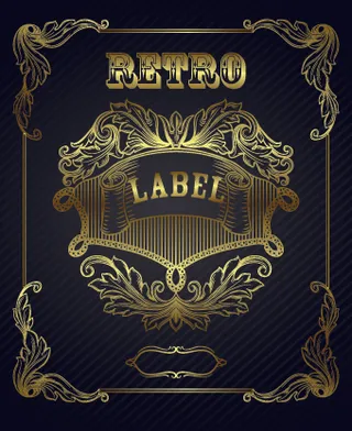 黄金模式架老式背景01