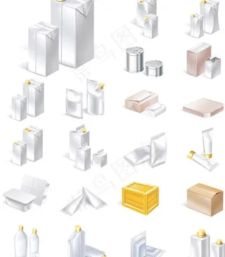 包装盒矢量素材图片