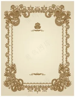 精美复杂欧式纹样边框 精美复杂欧式纹样边框