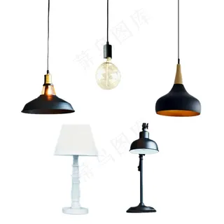 吊灯 台灯 免抠素材 PSD分层