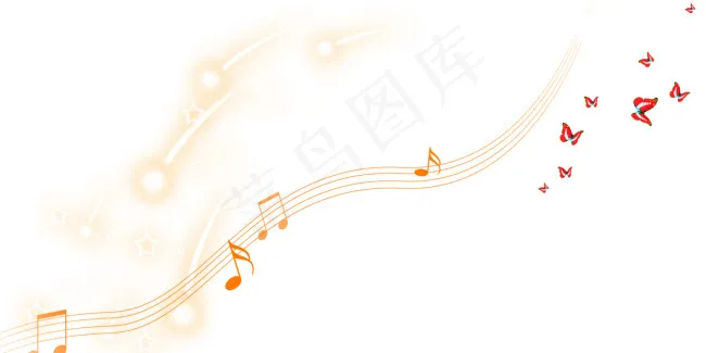 美丽星群音乐线psd模版下载