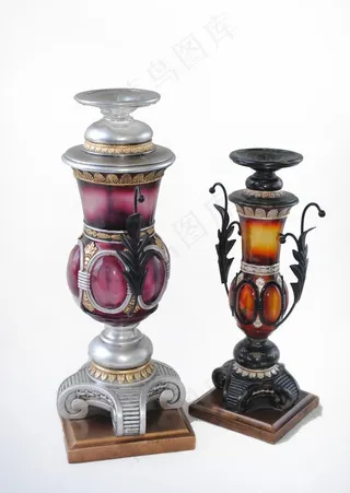 欧式树脂工艺品 灯架图片