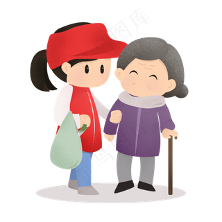 志愿者公益服务关爱老人搀扶过马志愿者公益服务关爱老人搀扶过马