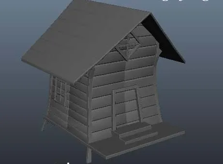 小木屋模型