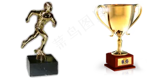 金色奖杯免抠png透明图层素材