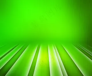 发光的绿色条纹的舞台背景